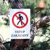 Zakázaný vstup do časti lesov 